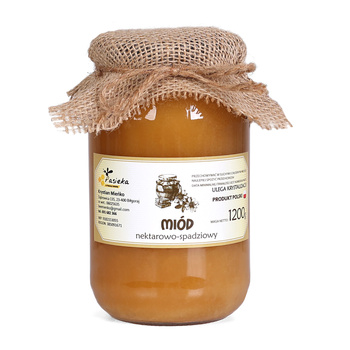 Miód nektarowo-spadziowy 1200 g