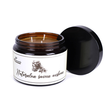 Naturalna świeca woskowa duża 500 ml