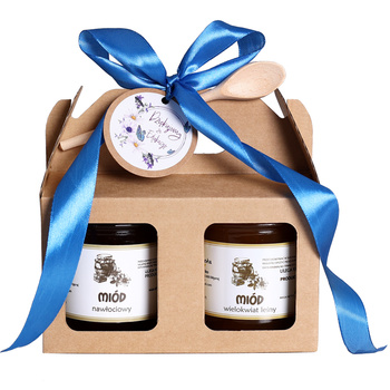 Zestaw prezentowy na Dzień Nauczyciela niebieski